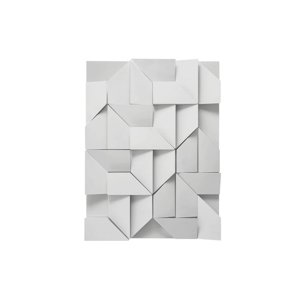 Eveline Design Rechthoekig LED Wandlamp Metaal Wit Slaap/Woon/Eetkamer