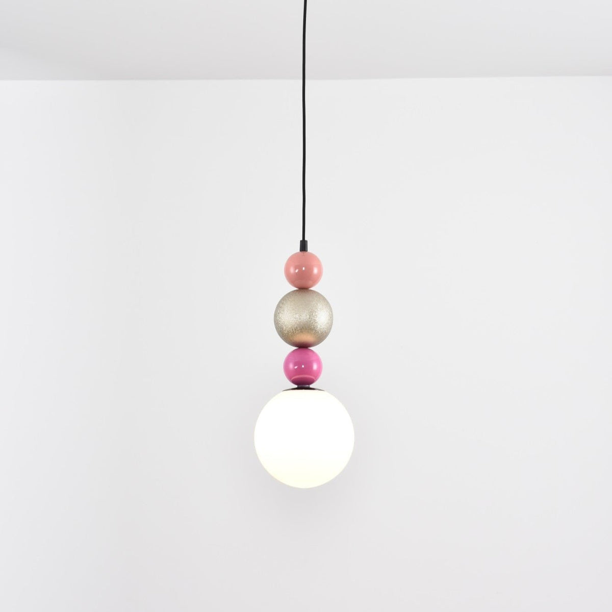 Eshaisra Noordse kunst ronde ballen stapelende glas hanglamp