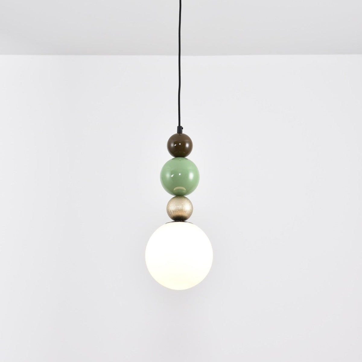 Eshaisra Noordse kunst ronde ballen stapelende glas hanglamp
