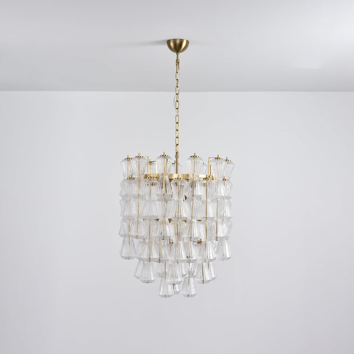 Celarena Kroonluchter Murano-glas Bloemcascade