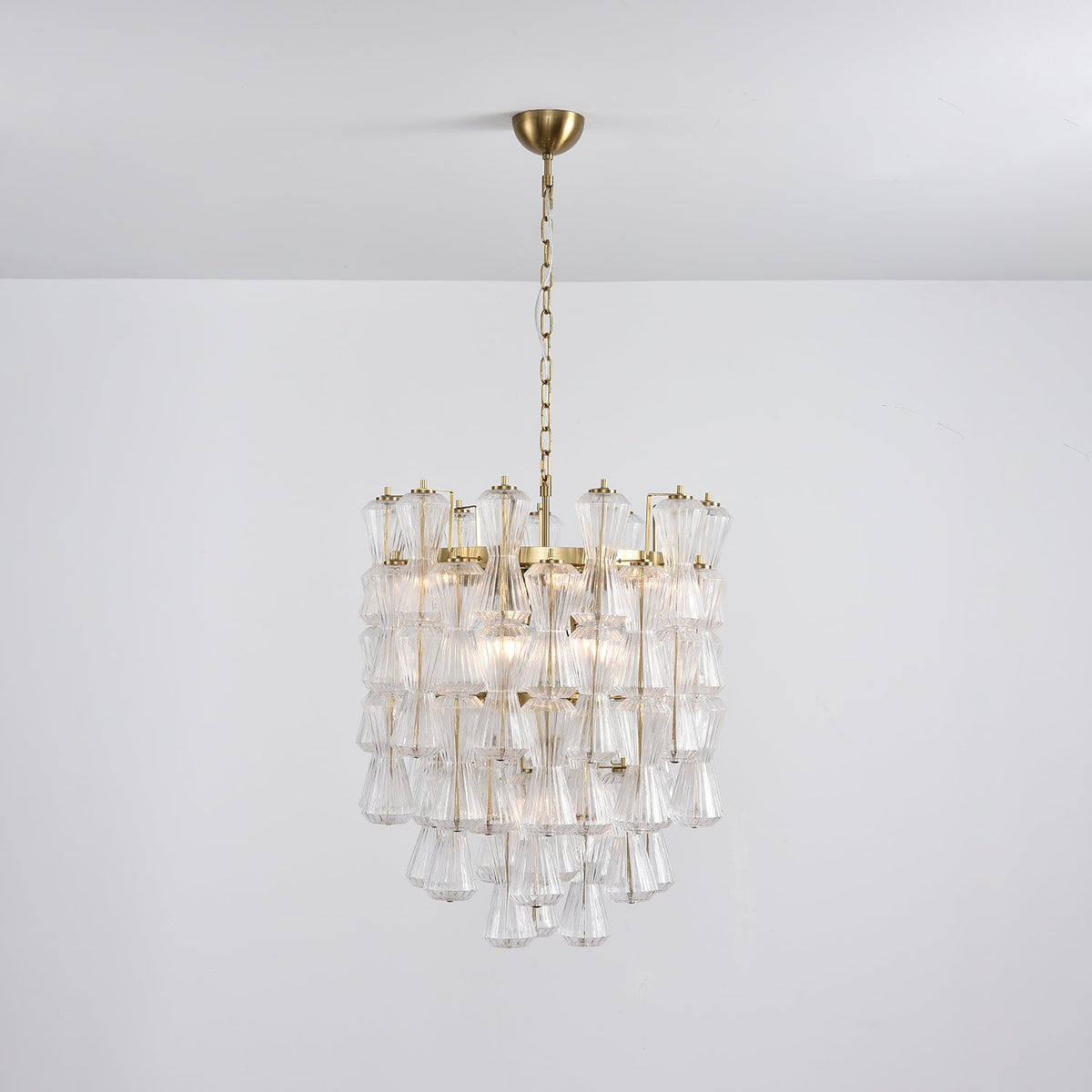 Celarena Kroonluchter Murano-glas Bloemcascade