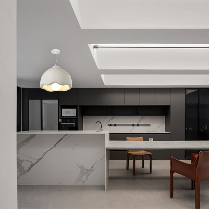 Byers Moderne Bloem LED Hanglamp Wit Polystyreen Woonkamer