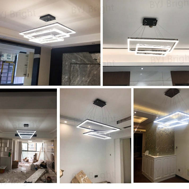Bouvet Design LED Hanglampen Zwart Wit Metaal Eetkamer Slaapkamer