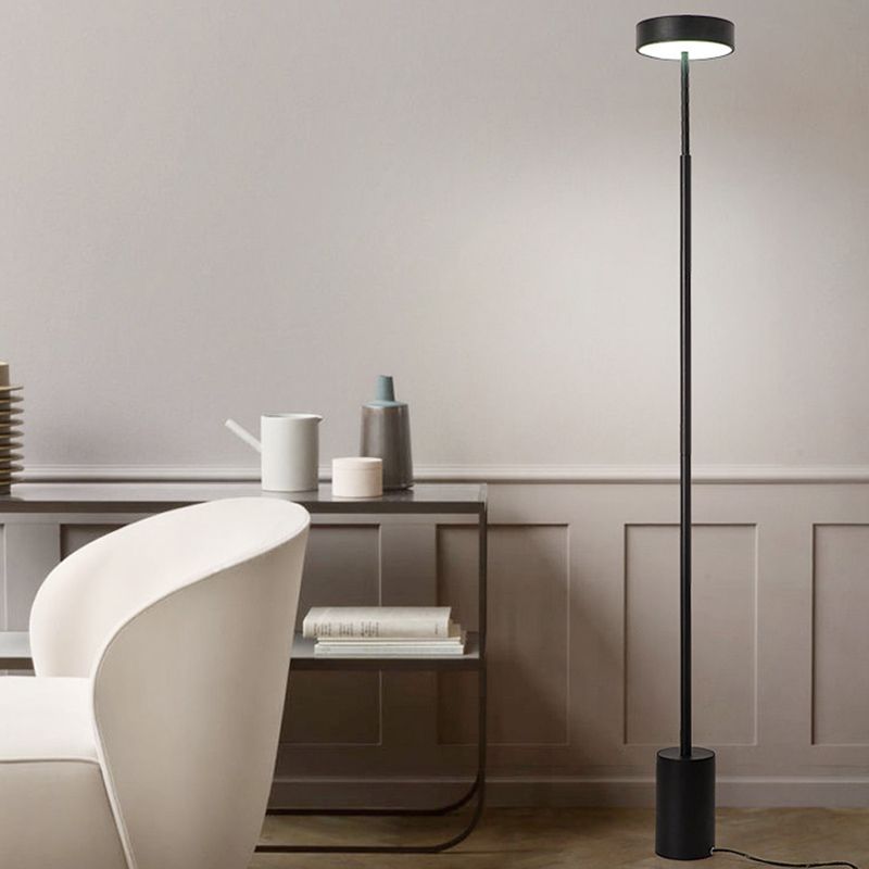 Edge Moderne Minimalistisch Eenvoudig Vloerlampen Zwart/Wit/Grijs Metaal/Acryl