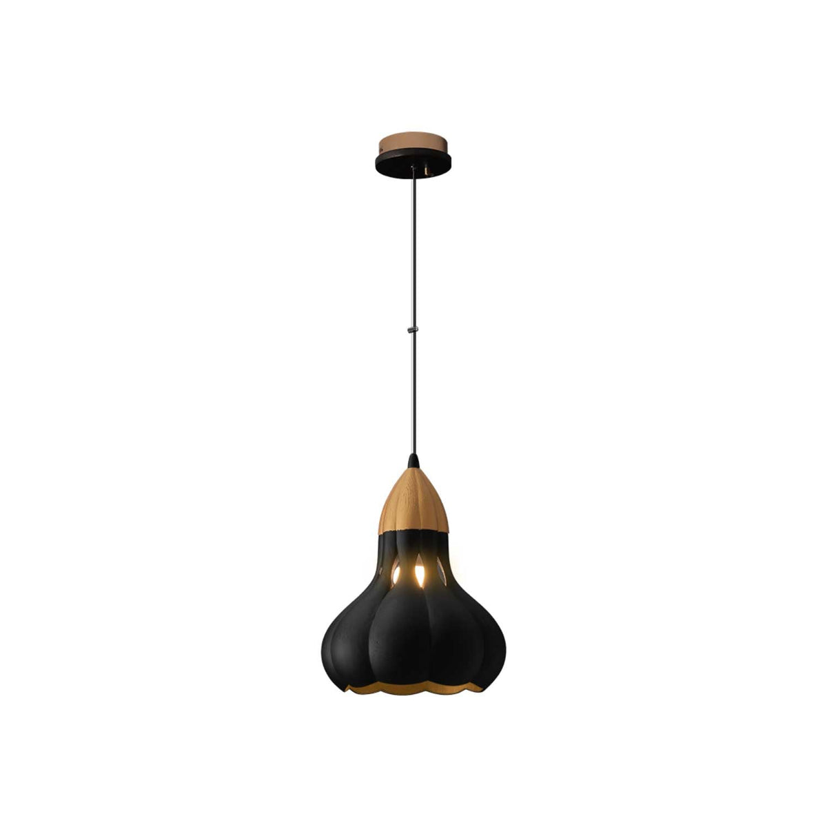 Arraeion individuele creativiteit hanglamp van hout