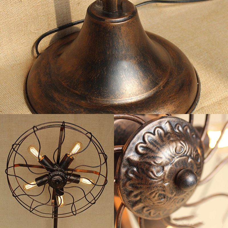 Alessio Vintage Design Industriele LED Vloerlamp Metaal Woon/Slaapkamer