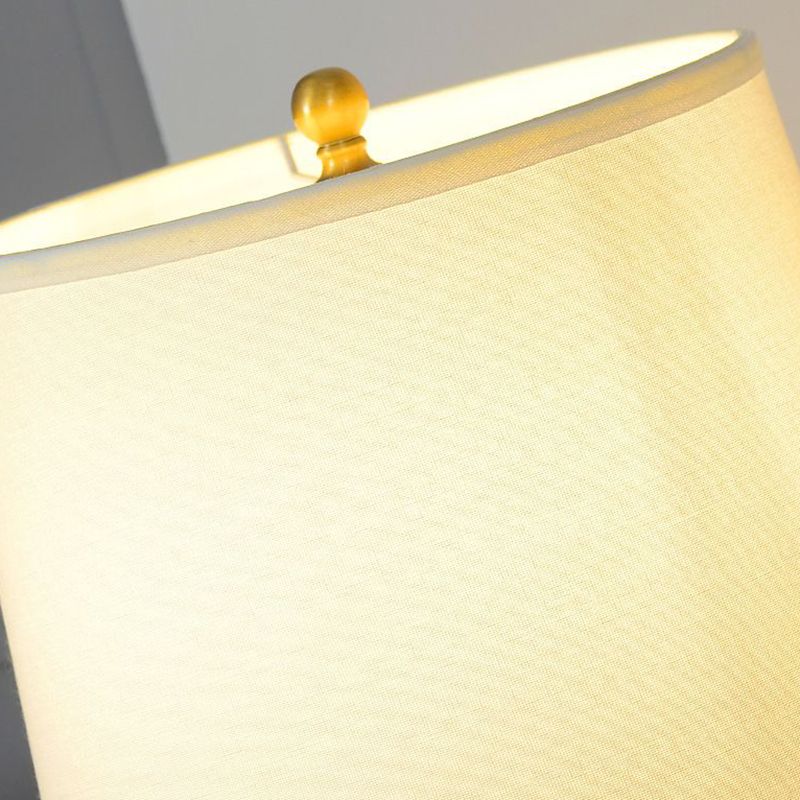 Eryn Moderne Cilinder Metalen Stoffen Vloerlamp Zwart/Wit/Rood/Beige Metaal/Stof Woonkamer/Slaapkamer