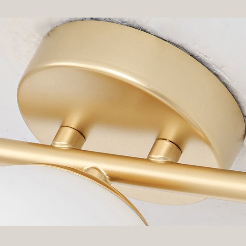 Valentina Ronde Kleine LED Wandlamp Metaal Glas Eetkamer Woonkamer