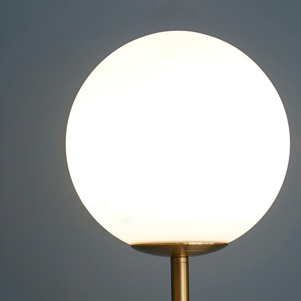 Valentina Moderne Bubble Vloerlamp Goud Glas Metaal Slaapkamer Woonkamer