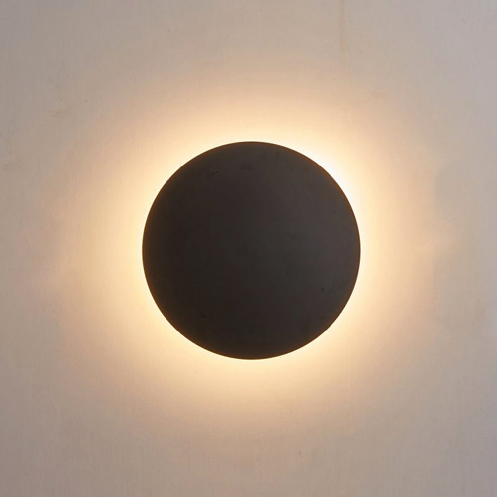 Orr Ronde LED Wandlamp Zwart Wit Goud Metaal Eetkamer Slaapkamer