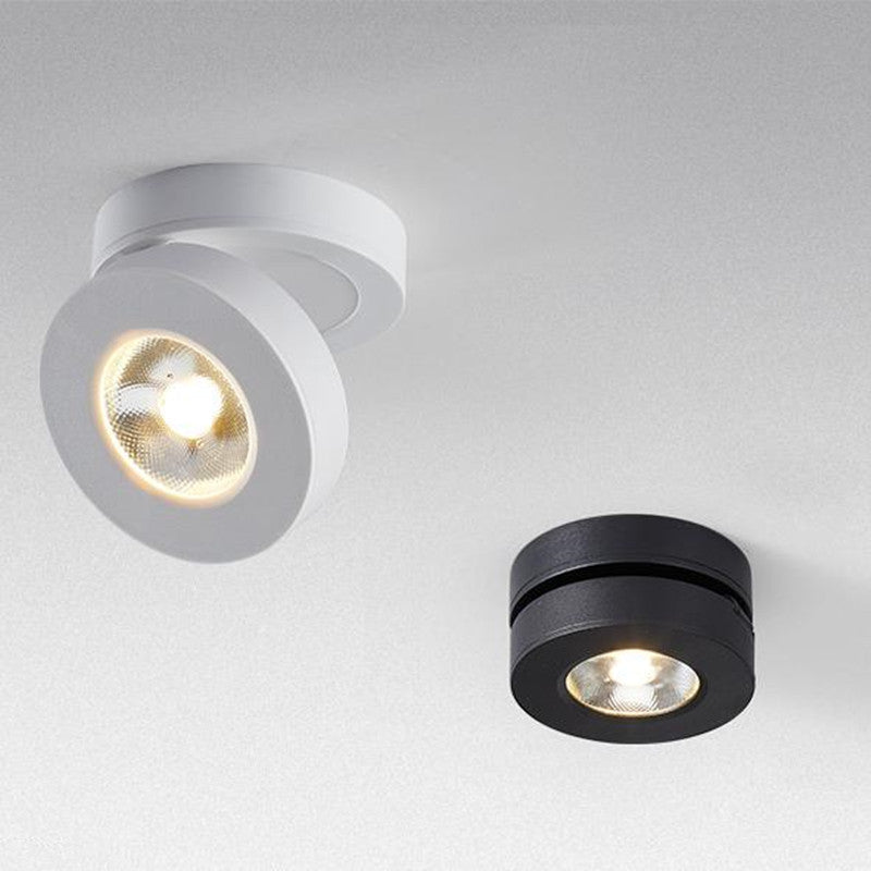 Novak Moderne Ronde LED Plafondlamp Zwart Wit Keuken Woonkamer