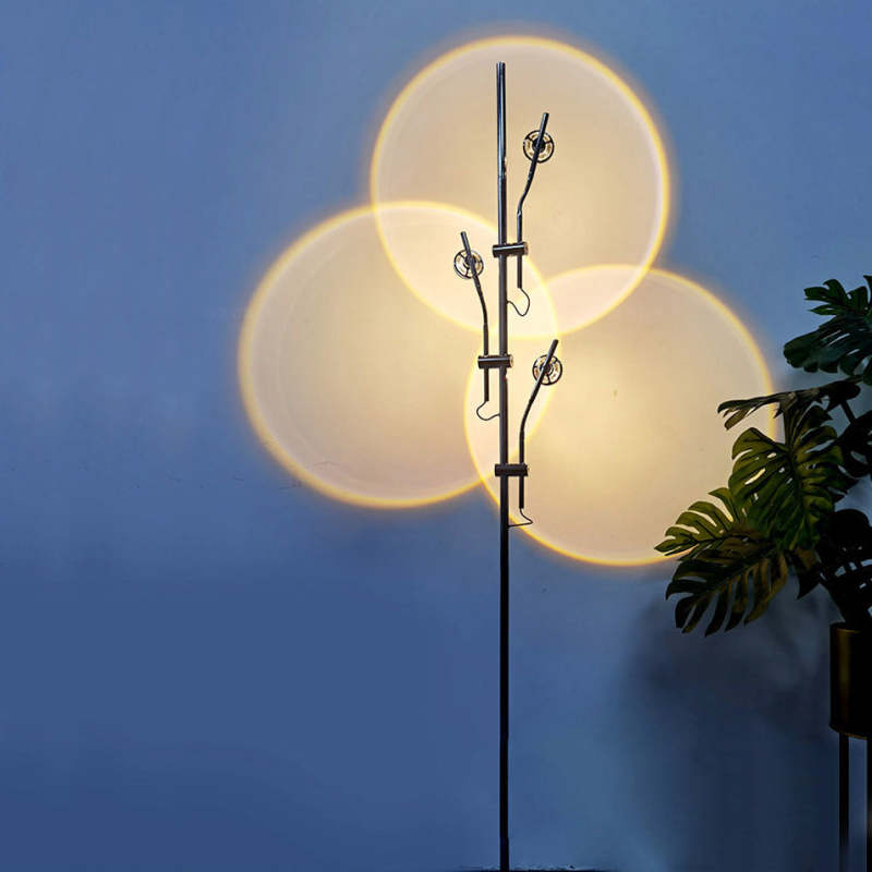 Salgado Vloerlampen Zonsondergang Projector Wit Woonkamer Slaapkamer