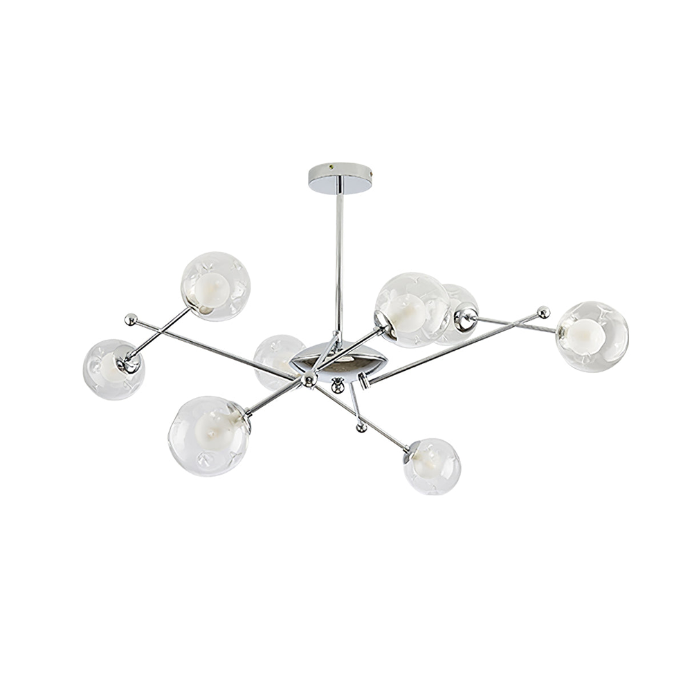 Valentina Nordic Bauhaus Kroonluchters Metaal Glas Woonkamer