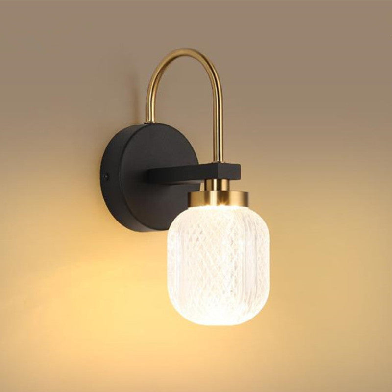 Blair Vintage Kleine LED Wandlampen Wit Metaal Slaapkamer Woonkamer