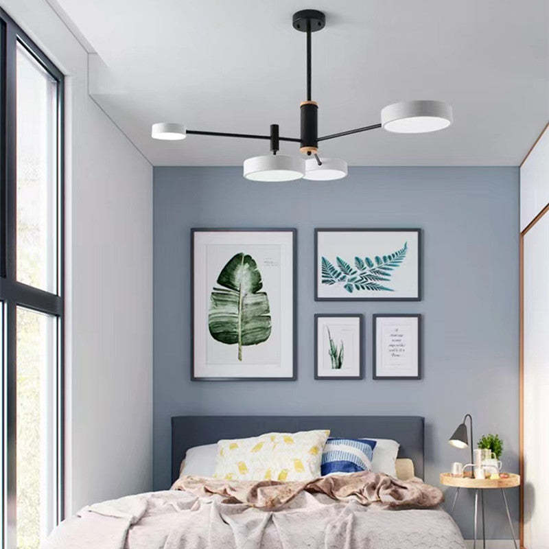 Sienna Moderne LED Hanglampen Grijs Wit Goud Metaal Slaap/Woon/Eetkamer