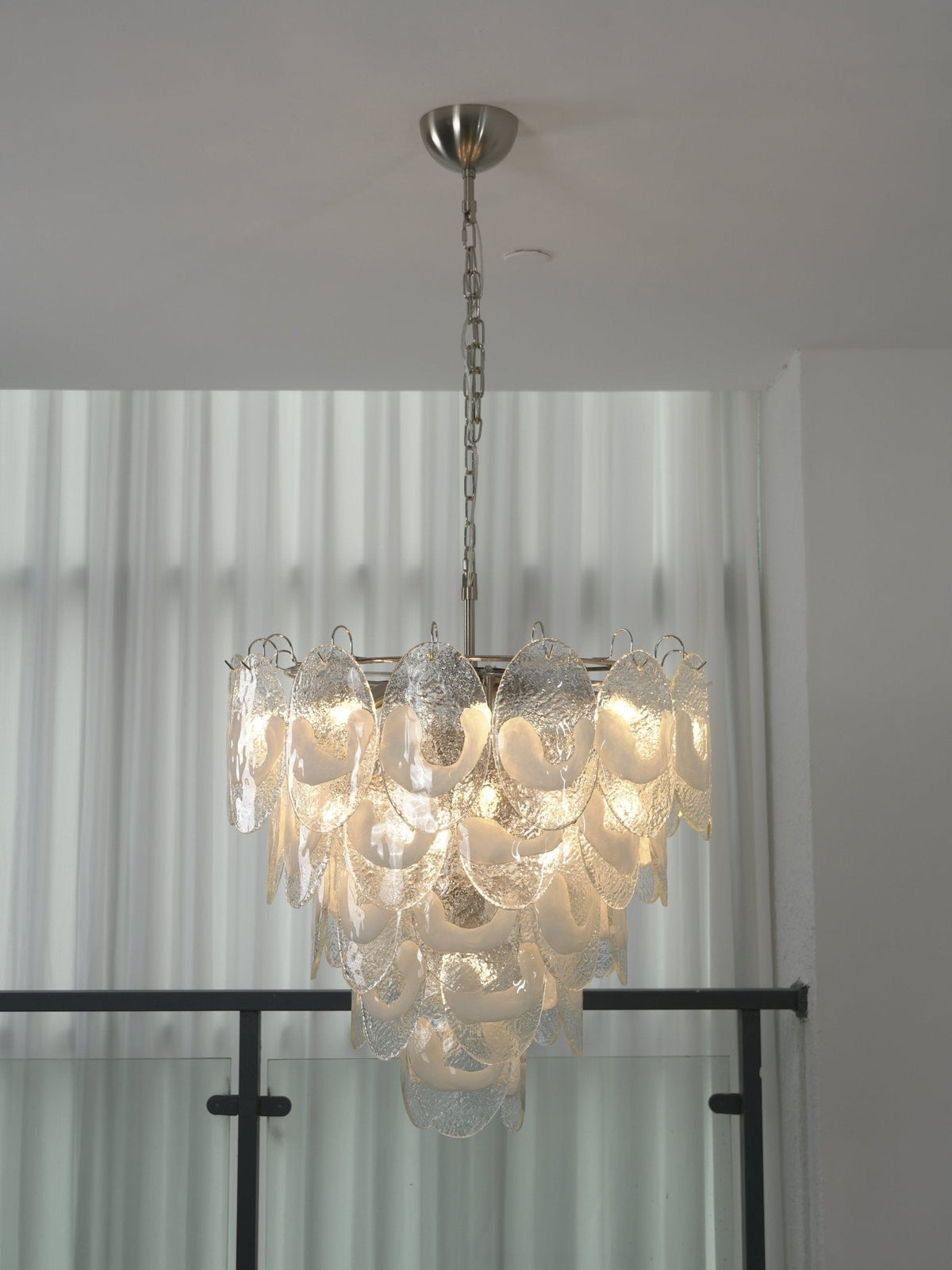 Jord elegante kroonluchter van Murano-glas