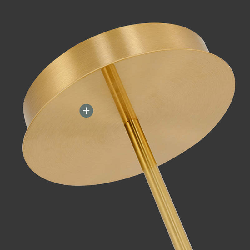 Edge Design LED Hanglamp Goud/Zwart Metaal Woonkamer/Slaapkamer