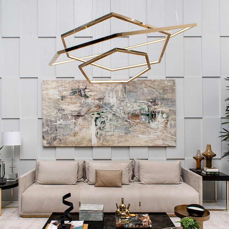 Edge Hanglampen Geometrische Shape Dimbaar