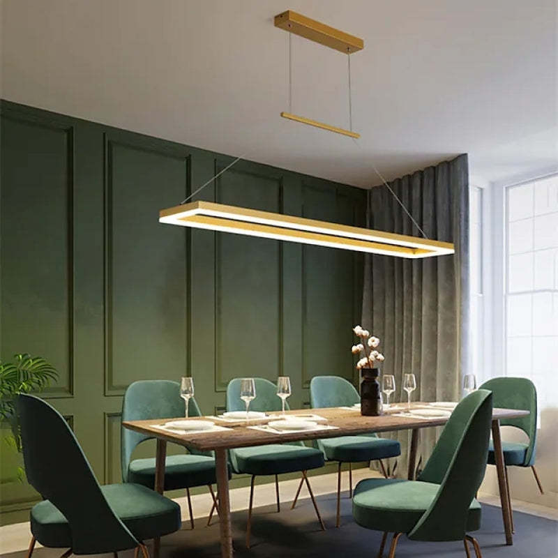 Edge Industriele LED Hanglampen Metaal Wit Gouden Woonkamer Eetkamer