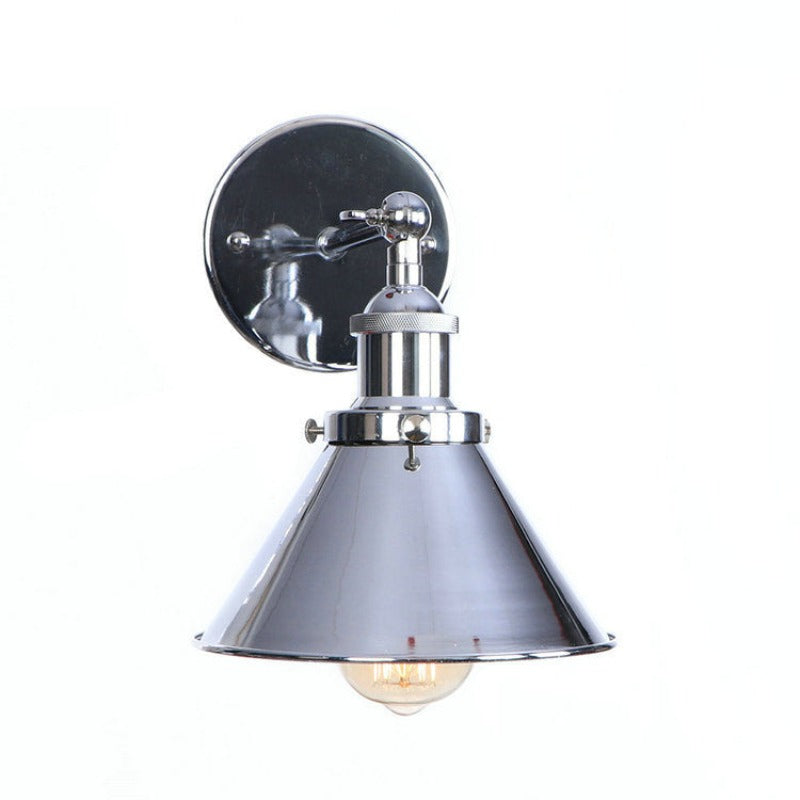 Brady Industrie LED Wandlampen Zilver Zwart Goud Metaal Eetkamer