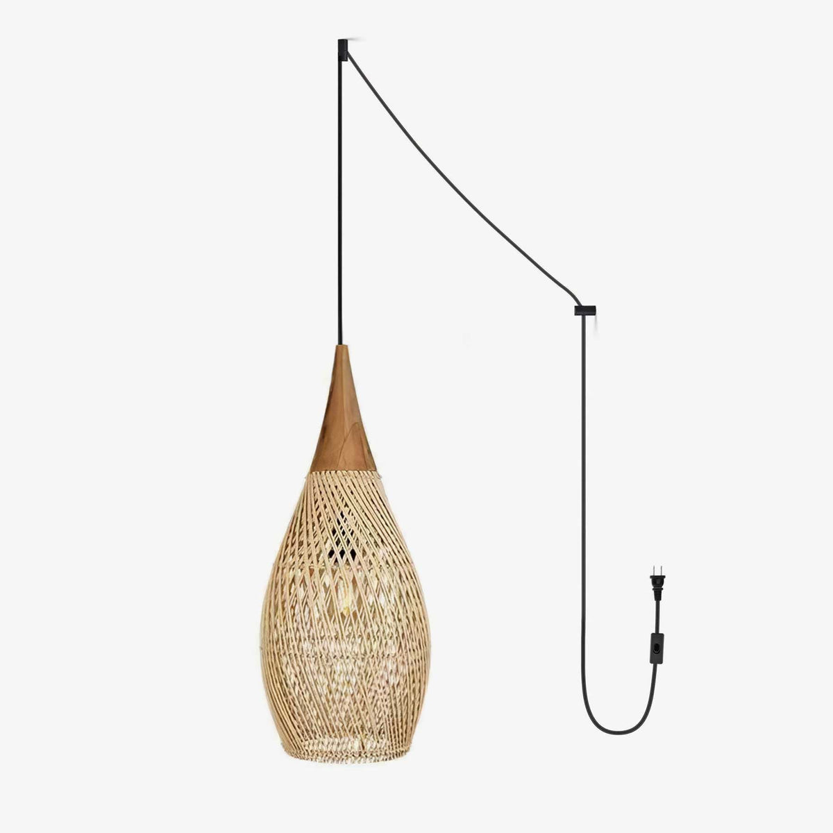 Braided Rotan hanglamp
