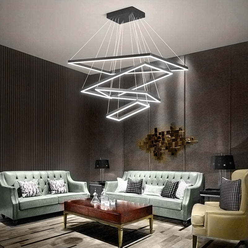 Bouvet Design LED Hanglampen Zwart Wit Metaal Eetkamer Slaapkamer