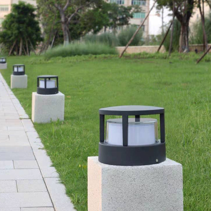 Riley Moderne LED Buitenlamp Zwart Metaal/Acryl Tuin/Stoeprand/Balkon