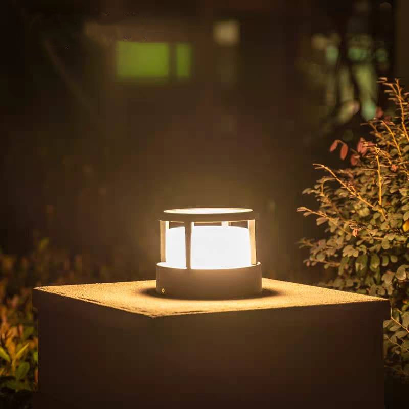 Riley Moderne LED Buitenlamp Zwart Metaal/Acryl Tuin/Stoeprand/Balkon
