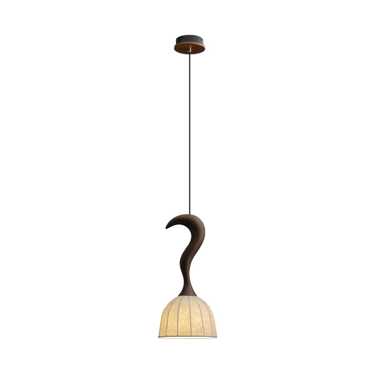 Colire Creativiteit Twisted Hout hanglamp
