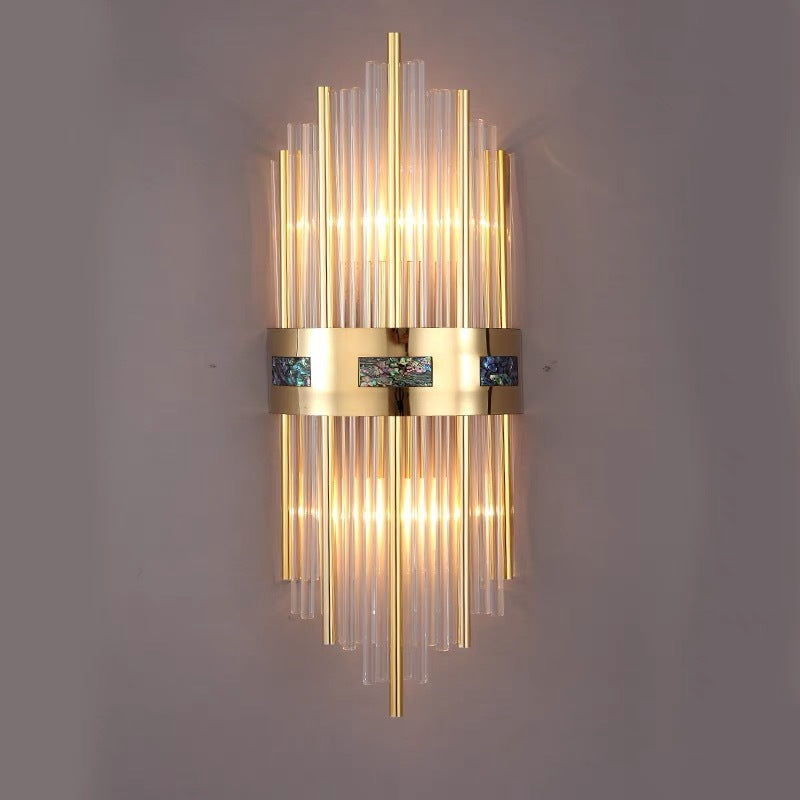 Crystal Design Wandlamp Goud Acryl/Metaal Woonkamer/Dinerkamer