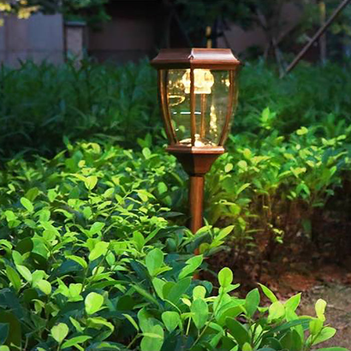 Pena Design LED Buitenlamp Zwart Metaal/Glas Tuin/Stoeprand/Balkon