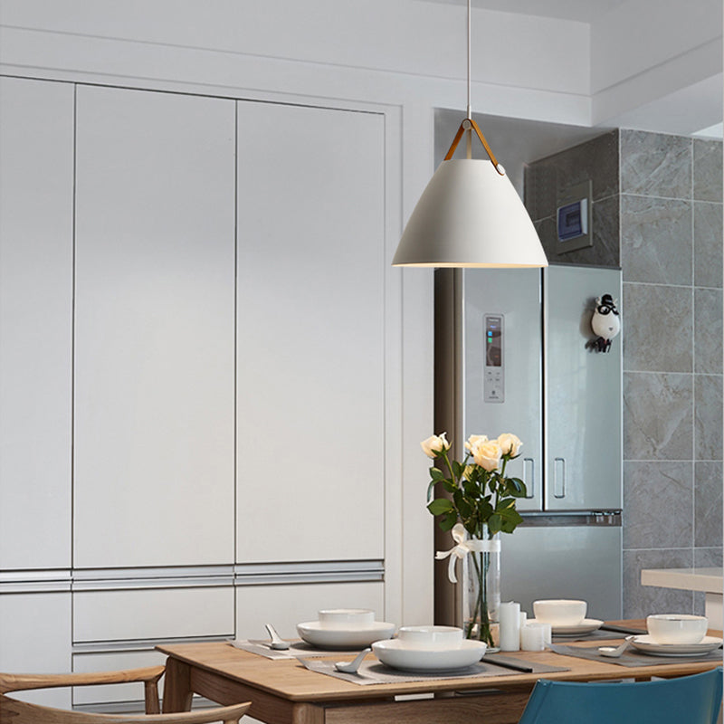 Carins Moderne Design LED Hanglamp Metaal Gary/Swart/Wit Woonkamer/Eetkamer