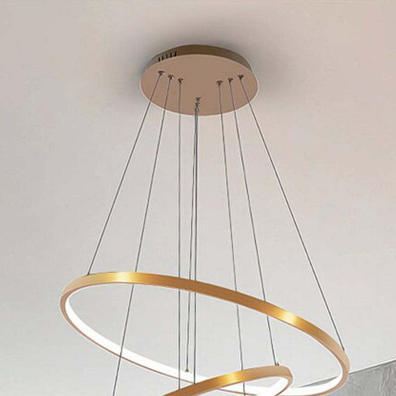 Arisha Design LED Hanglamp  Gouden Wit Zwart Metaal Glas Eetkamer
