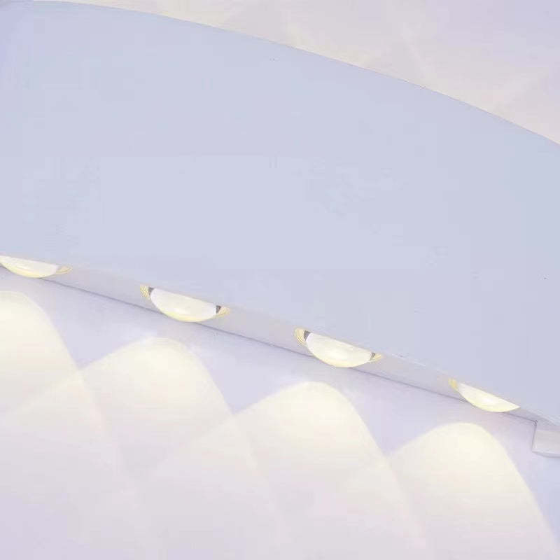 Orr Buiten Waterbestendig Metaal LED Wandlampen Zwart/Wit Tuin