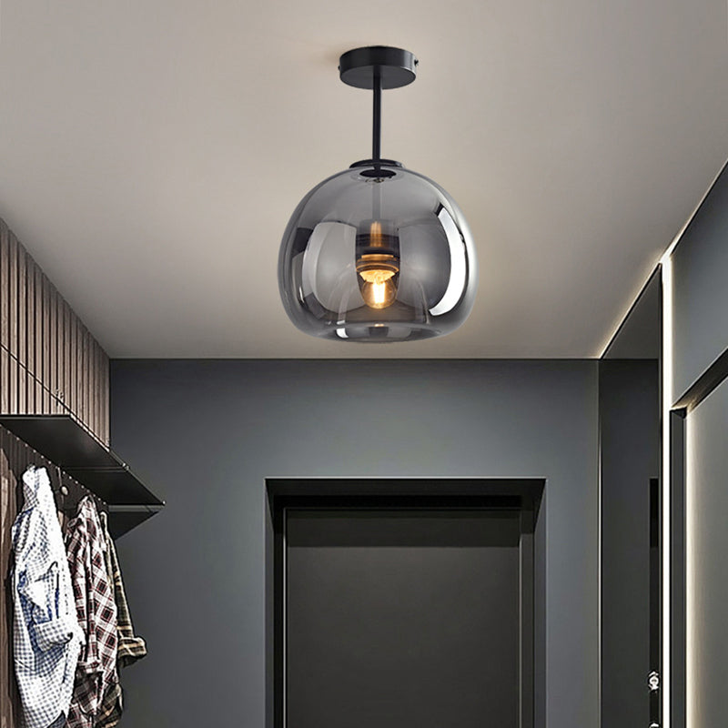 Sanna Moderne Ronde LED Plafondlamp Goud/Zwart Metaal/Glas Slaap/Eet/Woonkamer