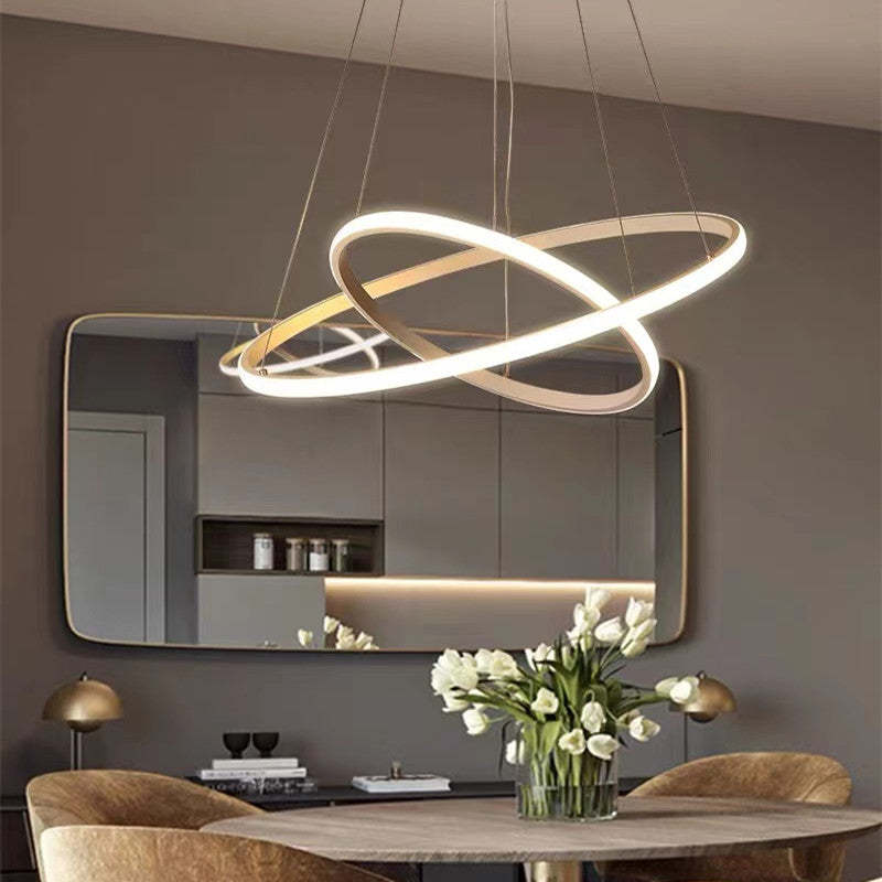 Arisha Moderne LED Hanglampen Wit Buitenste Verlicht 2/3/4 Ringen