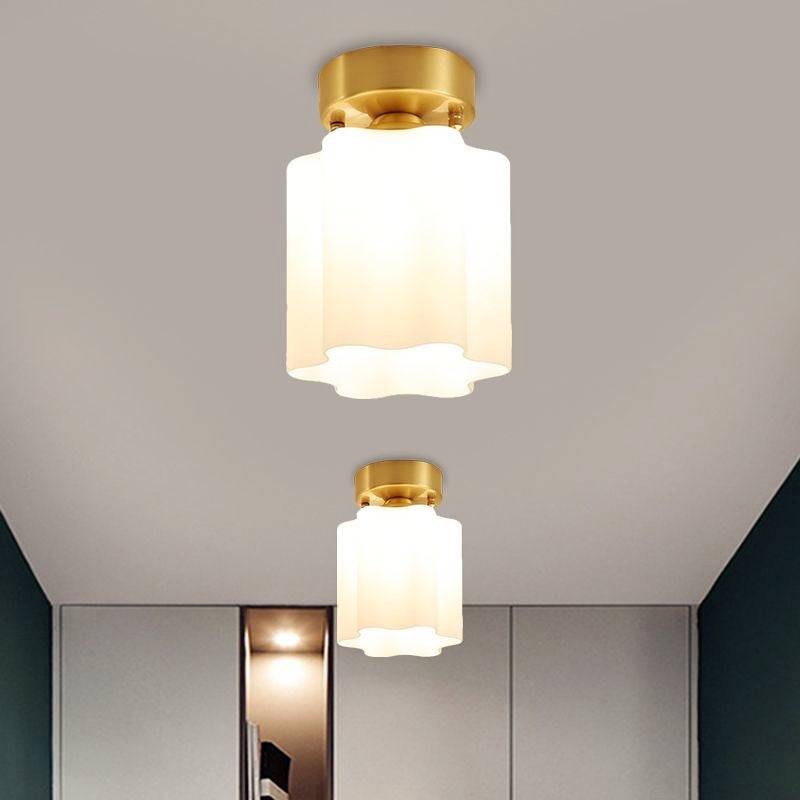 Sanna Retro Design LED Plafondlamp Metaal Glas Woonkamer Keuken