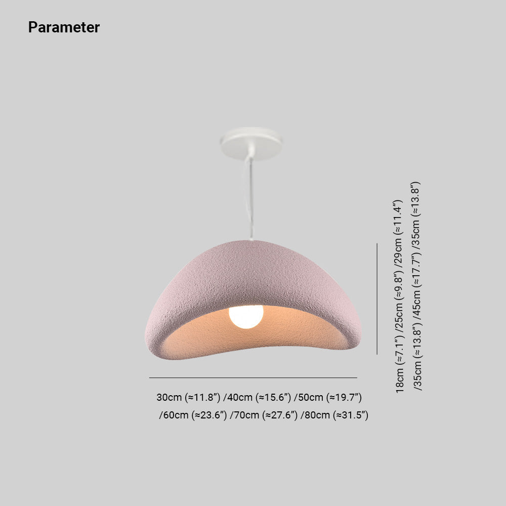 Byers Moderne Brood Vorm LED Hanglamp Roze Polystyreen Woonkamer