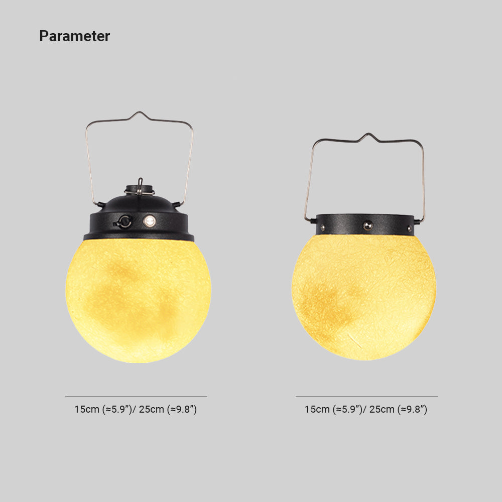 Elif Moderne LED Buitenlamp Hanglamp Goud Metaal Hars Hal Buiten