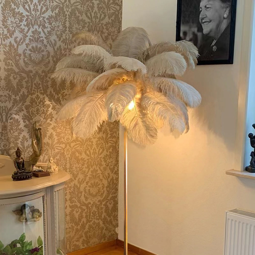 O'Moore Design LED Vloerlamp Wit Roze Metaal Woonkamer Slaapkamer