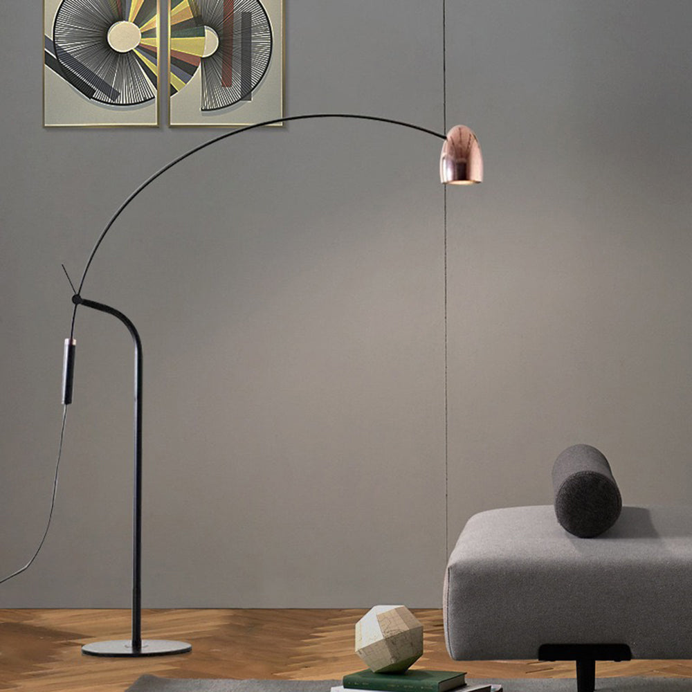 Cooley Minimalistische LED Vloerlamp Zwart Metaal Eetkamer Woonkamer