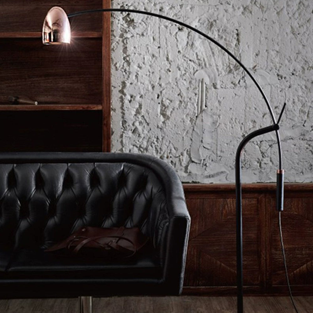 Cooley Minimalistische LED Vloerlamp Zwart Metaal Eetkamer Woonkamer