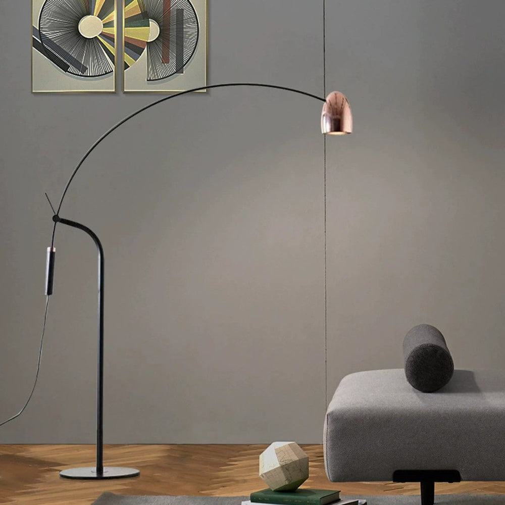 Cooley Minimalistische LED Vloerlamp Zwart Metaal Eetkamer Woonkamer