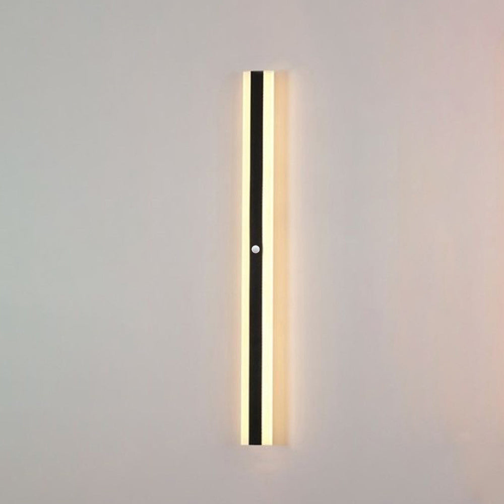 Orr Moderne Rechthoekig LED Buitenlamp Metaal/Acryl Zwart Tuin/Stoeprand/Balkon