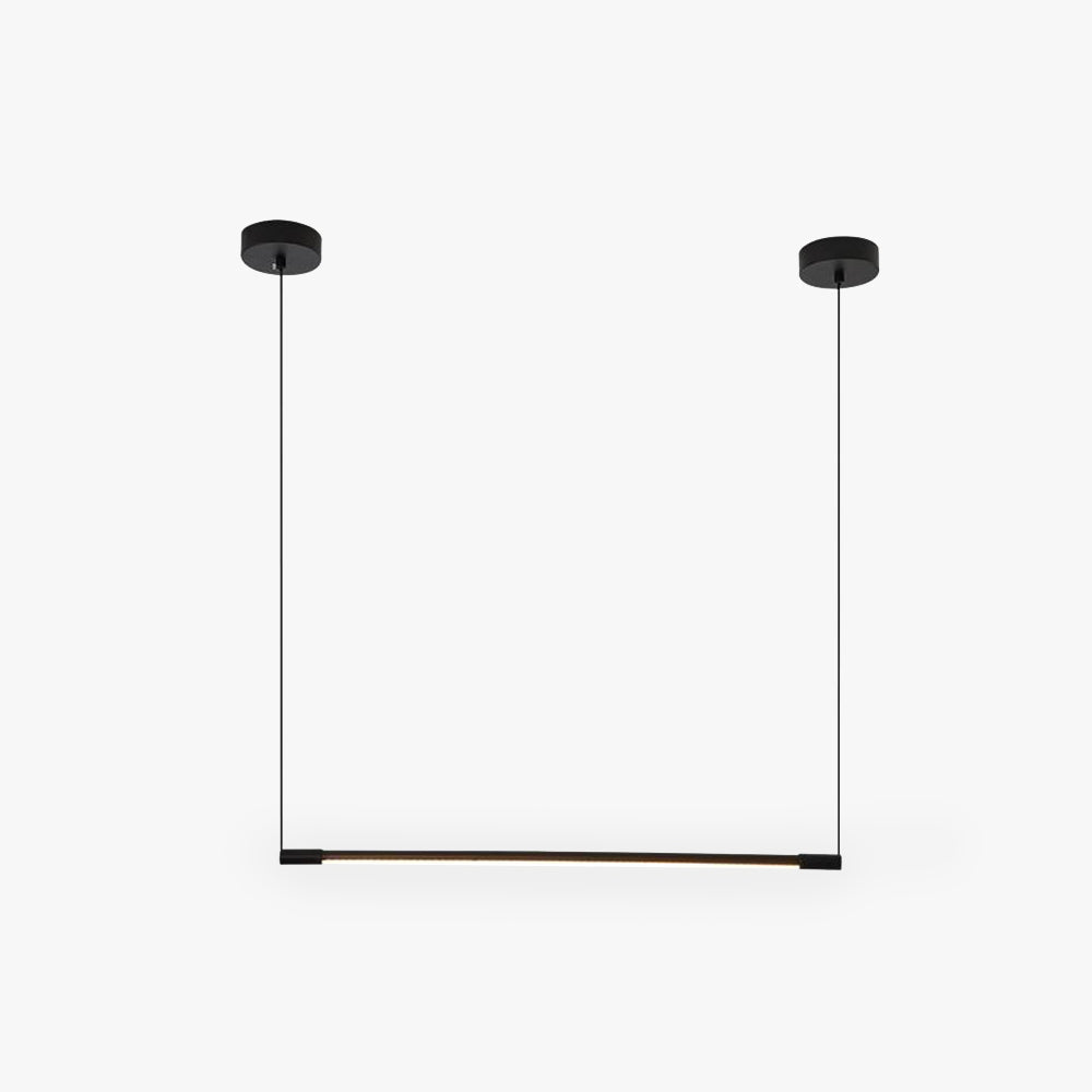 Edge Industriele Lineaire LED Hanglamp Zwart Woonkamer Eettafel Metaal&Acryl