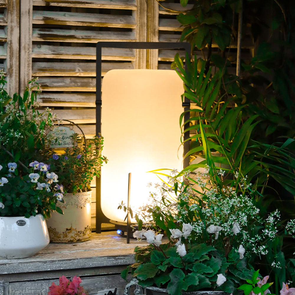 Pena Design LED Buitenlamp Wit Metaal/Glas/Acryl Tuin/Stoeprand/Balkon