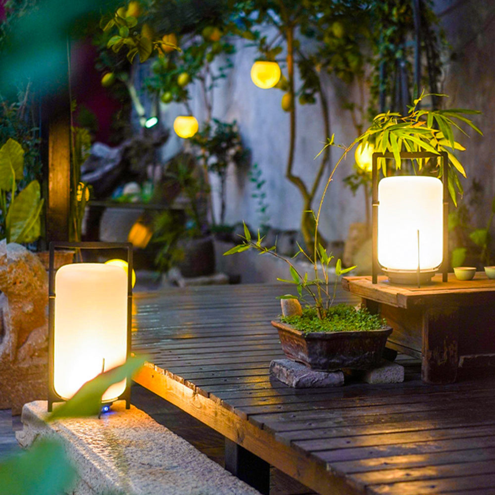 Pena Design LED Buitenlamp Wit Metaal/Glas/Acryl Tuin/Stoeprand/Balkon