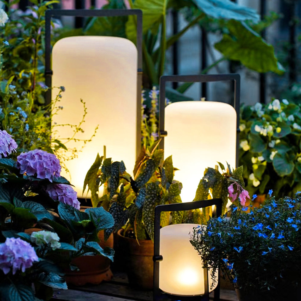 Pena Design LED Buitenlamp Wit Metaal/Glas/Acryl Tuin/Stoeprand/Balkon