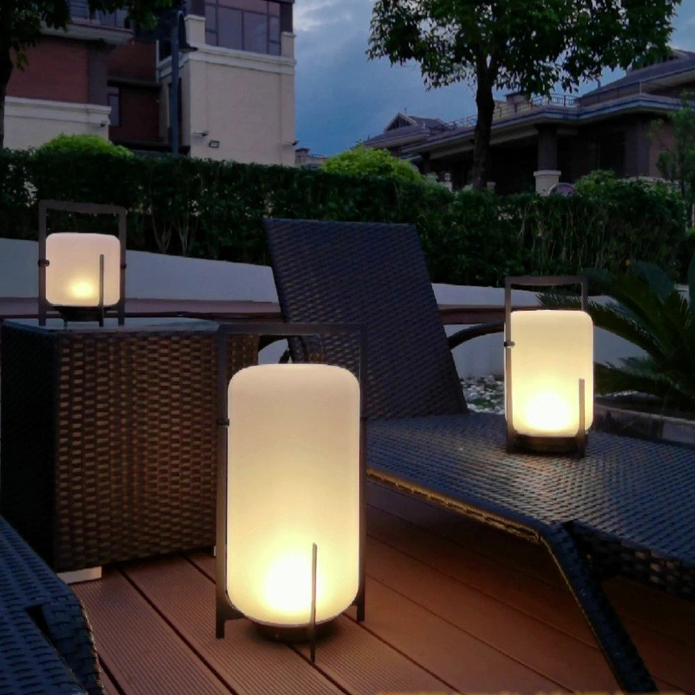 Pena Design LED Buitenlamp Wit Metaal/Glas/Acryl Tuin/Stoeprand/Balkon