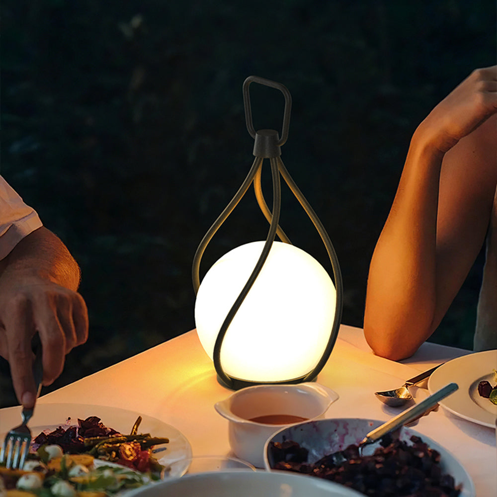 Valentina Moderne Hanglamp Wit/Transparant Metaal/Acryl Tuin/Balkon